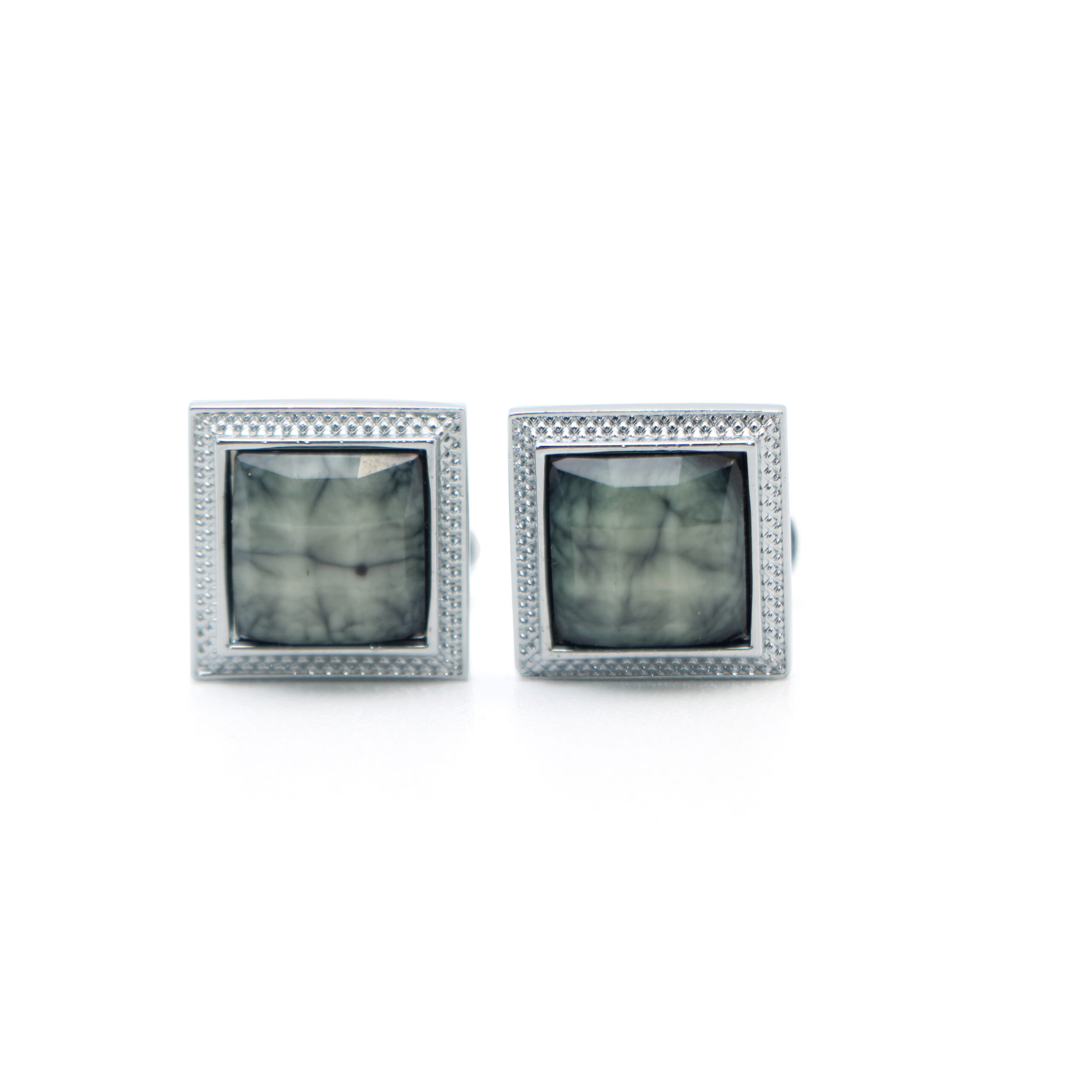 Cufflers Classic Cufflinks for Men’s Shirt with a Gift Box – CU-0003 – Grey
