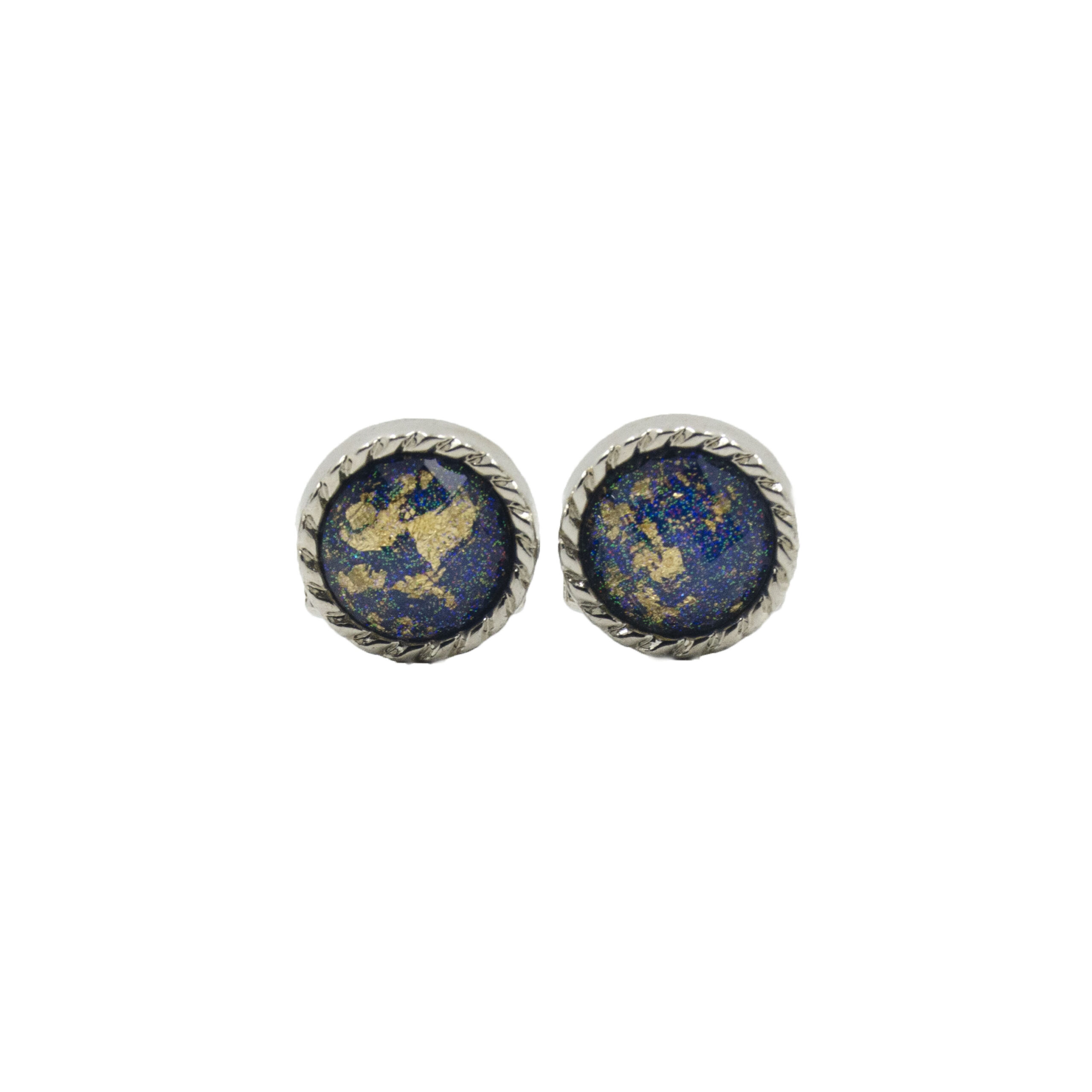 Cufflers Designer Men’s Blue/Gold Exclusive Cufflinks with Gift Box – CU-4001